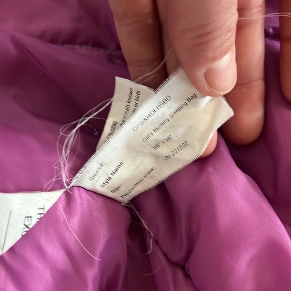 Girl’s Mummy Sleeping Bag - Picture 7 of 8